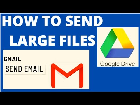 How to send large video files via email via google...