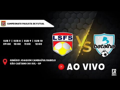 Ao vivo Liga Sancaetanense x Clube Batalha - SUB 9 | 21/04/2023