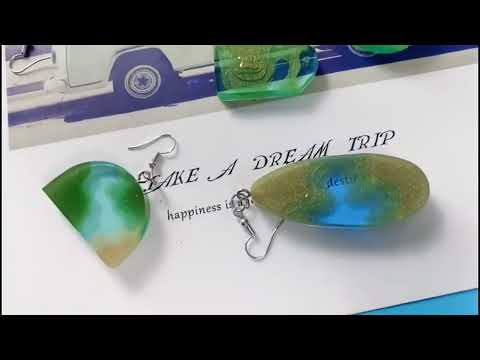 DIY Pendant Silicone Molds, for Earring Makings, Rectangle & Teardrop & Oval~#pandahall #diy #mold