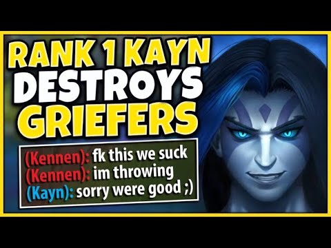 #1 KAYN WORLD MURDERS TOXIC PLAYERS - League of Legends