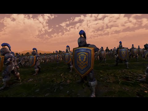 ORCS VS MAN UEBS 2 | 200000 MAN HUGE BATTLE