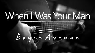 When I Was Your Man - Boyce Avenue Fifth Harmony ( Acoustic Karaoke )