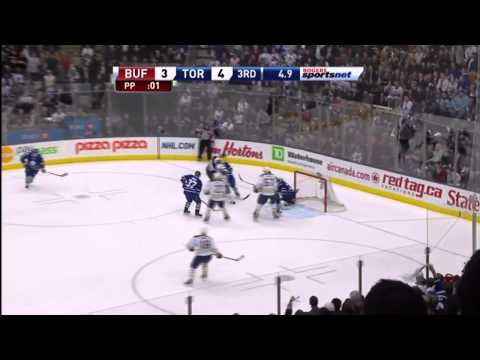Leafs Stay Alive vs Sabres - Last Minute of the Third (Fixed) - Mar 29th 2011 (HD)