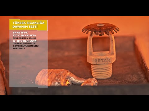 Onaylı&Onaysız Sprinkler Test Filmi | Duyar Vana