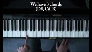 Easy piano tutorial - Eternellement by Tragedie
