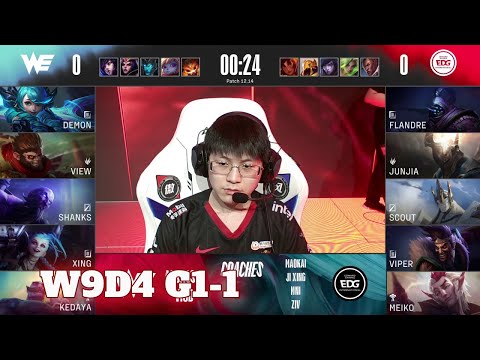 WE vs EDG - Game 1 | Week 9 Day 4 LPL Summer 2022 | Team WE vs Edward Gaming G1
