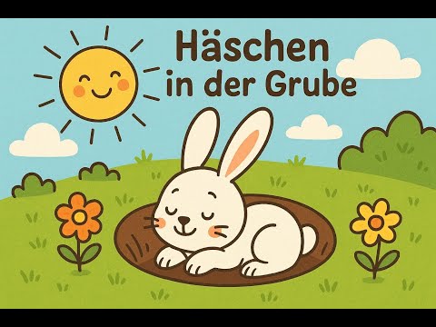 🎶Kinderlieder Hop Hop🎶 - 🐰Häschen in der Grube🐰 - deutsch