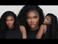 Watch Me Install This Deep Wave Frontal Wig | Wet Look + Deep Side Part | Ft. Alipearl Hair