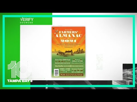 VERIFY: Did the Farmer's Almanac predict the Winter Weather in Southern States | 10 Tampa Bay