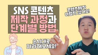 SNS 콘텐츠 제작하는 방법 ✍ 콘텐츠 제작 과정과 단계별 방법 ✍ 콘텐츠를 만들어야한다면? 이 영상을 보고 따라해보세요!