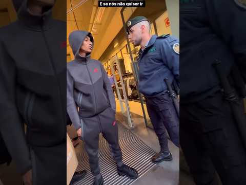Oruam ficou brabo com o policia🚓🤣🤣🇵🇹🇵🇹 em portugal  #oruam #policia #discriminação