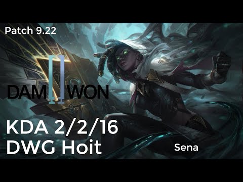 LoL DWG Hoit Sena vs Morgana KDA 2/2/16 SUP Patch 9.22