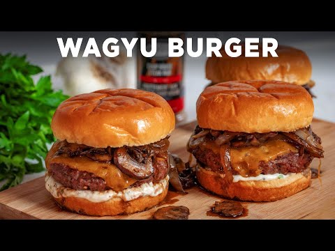 Cheese-Stuffed Wagyu Burger