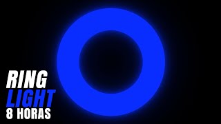 Blue Ring Light - 8 Horas - Anel de Luz Azul - Iluminao Selfie
