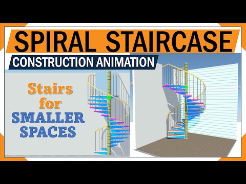 Understanding Stairs steel Design | Spiral staircase | House construction