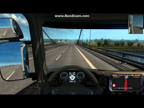 ETS2 På vej til Trelleborg med kretur fra Arla i Aalborh