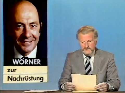 ARD Tagesschau Wilhelm Stöck 13.6.1983 13 Uhr