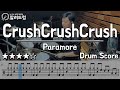 crushcrushcrush - Paramore DRUM COVER