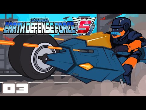 Let's Play Earth Defense Force 5 - PC Gameplay Part 3 - Captain Collateral Damage