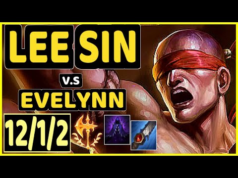 CINKROF (LEE SIN) vs EVELYNN - 12/1/2 KDA JUNGLE CHALLENGER GAMEPLAY - EUW