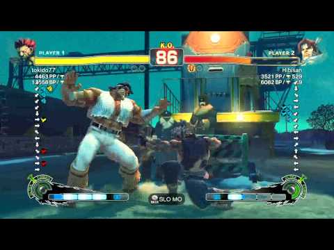 SSF4 AE Akuma (tokido77) vs T Hawk (Hibisan) Japanese Ranking Match