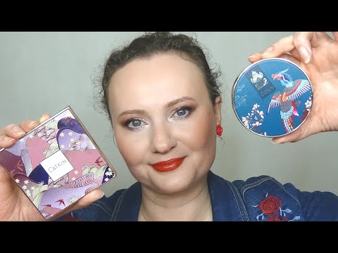 ★CATKIN - paczka PR★ Śliczne kosmetyki!★ paletka cieni SEASONAL 9 COLORS★ krem BB★ piękna POMADKA★