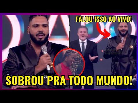 OS MELHORES MOMENTOS DE PAULO VIEIRA NO MELHORES DO ANO DA GLOBO - SOBROU CORAGEM AO VIVO