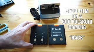 Using I type film on a 600 camera "hack"