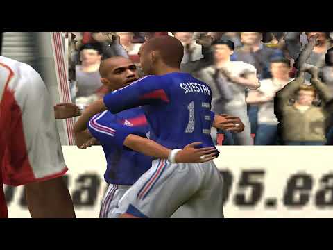 Playing FIFA 2005 Online in 2023 - Arsenal VS France (2-10)
