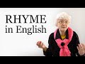 RHYME In English Poetry And Speech