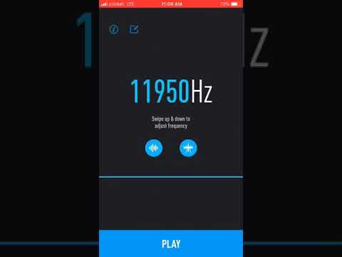 Dog whistle sound(turn volume up all the way)