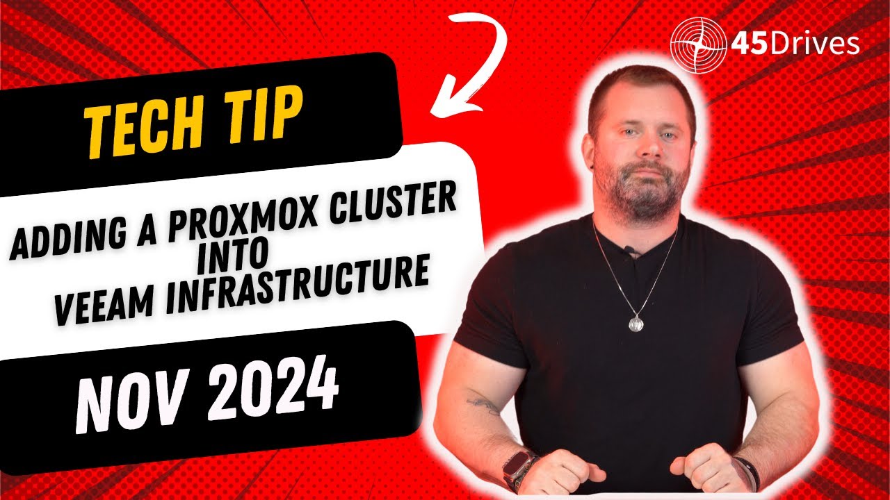 How to add a Proxmox storage cluster into Veeam infrastructure