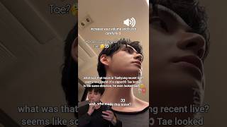 Download lagu What was that noise in Taehyung recent live? #shorts #taehyung #taekook #bts mp3