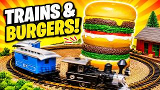 🔴 CHEESEBURGER EXPRESS | G SCALE MODEL RAILROADING SILLINESS | LGB STARTER SET MAKING CIRCLES