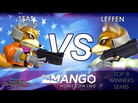 The Mango Homecoming - CLG | SFAT (Fox) VS TSM | Leffen (Falco) - SSBM - Top 8- Winners Semis