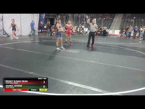 97 Lbs Cons. Round 3 - Hanna Givens, Team Texas Vs Peggy Susan Dean, Team New Jersey 58f5