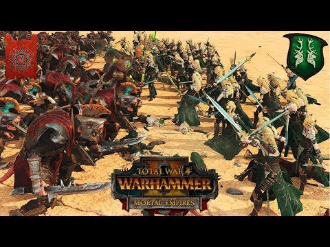 MORTAL EMPIRES MULTIPLAYER - Skaven vs. Wood Elves - Total War Warhammer 2 Battle Gameplay