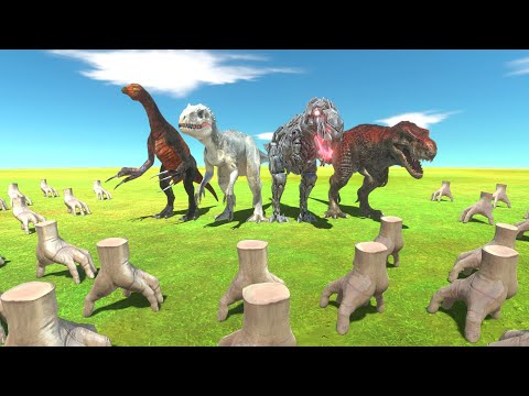 Dinosaurs are Hunting Things To Save Lion - Animal Revolt Battle Simulator