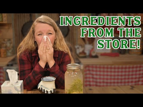 Herbal Cold and Flu Tea (Grocery Store Ingredients)