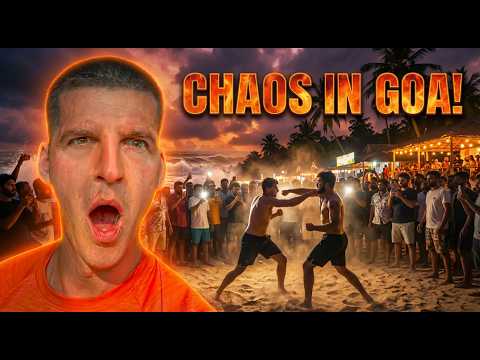 Beach Chaos in India 🇮🇳 | Massive Fight Erupts at Baga Beach 