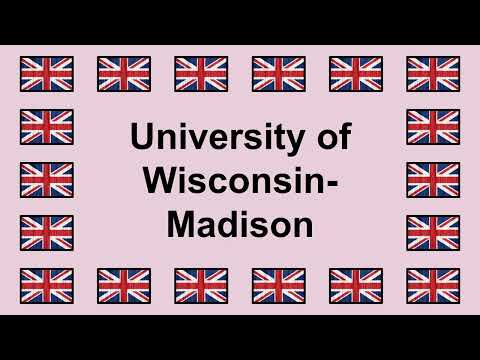 Pronounce UNIVERSITY OF WISCONSIN MADISON in English 🇬🇧