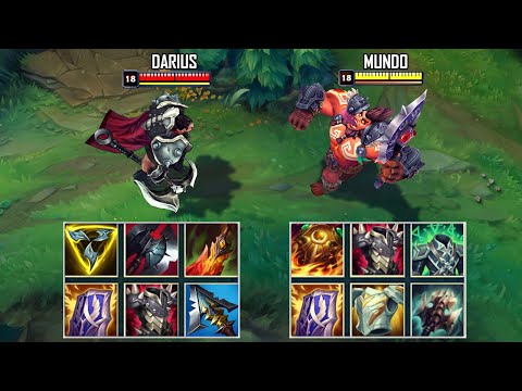 NEW MUNDO vs DARIUS FULL BUILD FIGHTS & Best Pentakills!