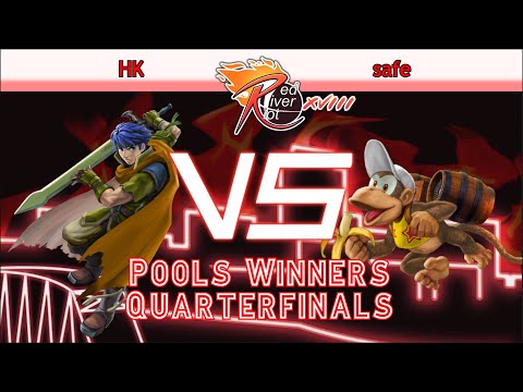 Super Red River Riot XVIII - Pools WQFs - HK (Ike) vs safe (Diddy Kong)