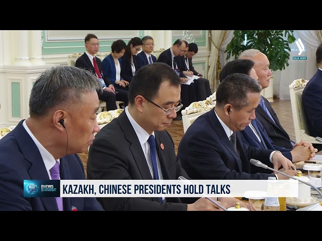 Kazakh, Chinese Presidents hold talks