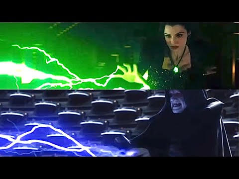 Palpatine vs Yoda and Glinda vs Evanora comparison