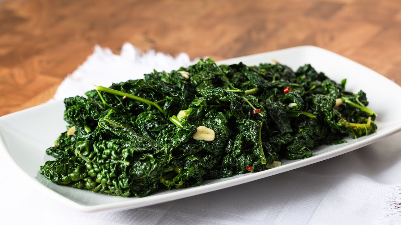 CAVOLO NERO RIPASSATO IN PADELLA: contorno perfetto!
