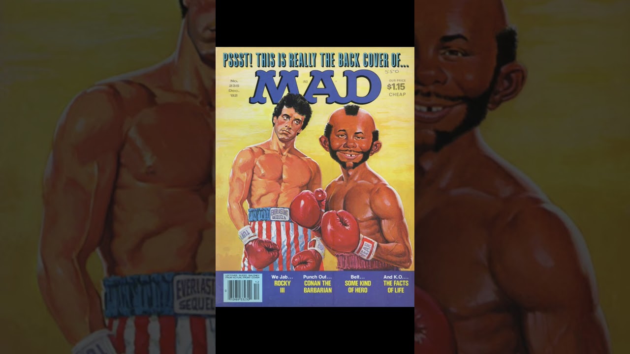 Magazine Madness Mad Magazine April 1982 #mad #madtv #aprilfools #rocky #wwe #ytshorts #comedy