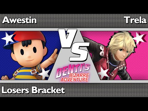 DBA3 Smash4 Wii U - Awestin (Ness) vs Trela (Shulk, Robin, Dr Mario) - Losers Bracket