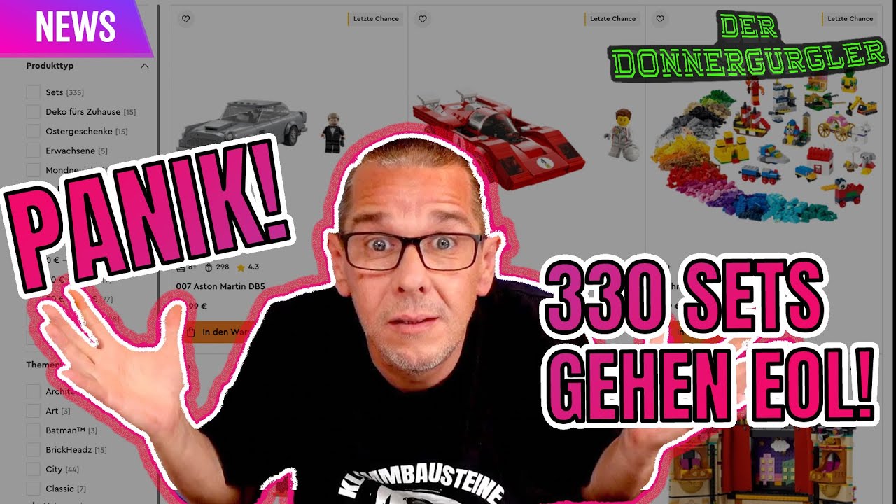 Lego End of Life Liste 2023 - Lego streicht jetzt schon über 330 Sets - FOMO Panik ....