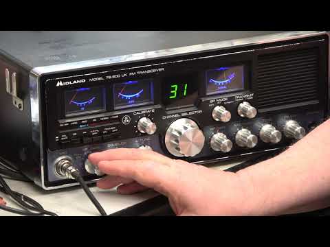 Midland 76-900 CB27/81 UK FM CB radio Base Station - On The Air test
